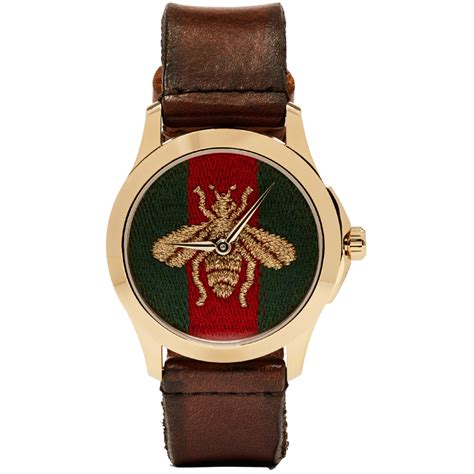 gouden gucci heren horloge|Gold Gucci Watches for Men .